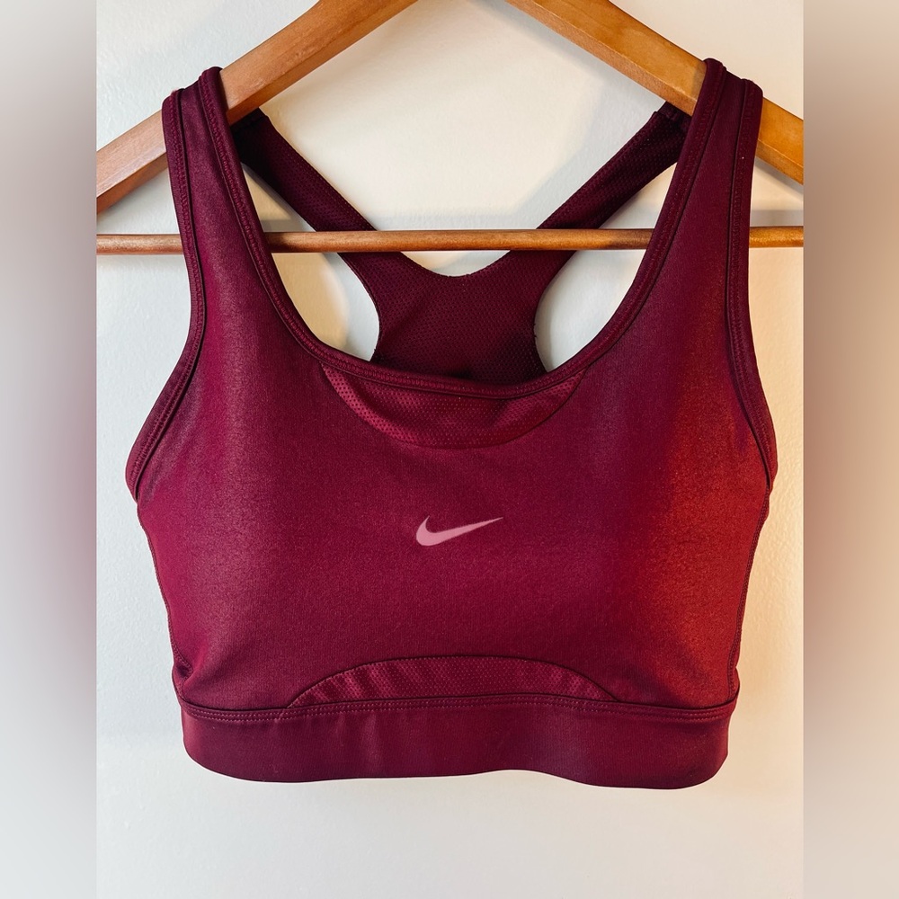 Nike Women's Maroon Sports Bra
